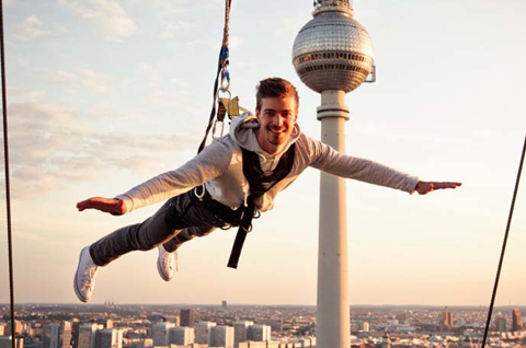 Base Flying at Alexanderplatz