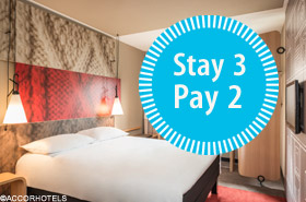 Stay 3 nights, and only pay for 2 nights!