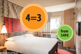 Stay 4 nights, and only pay for 3 nights!